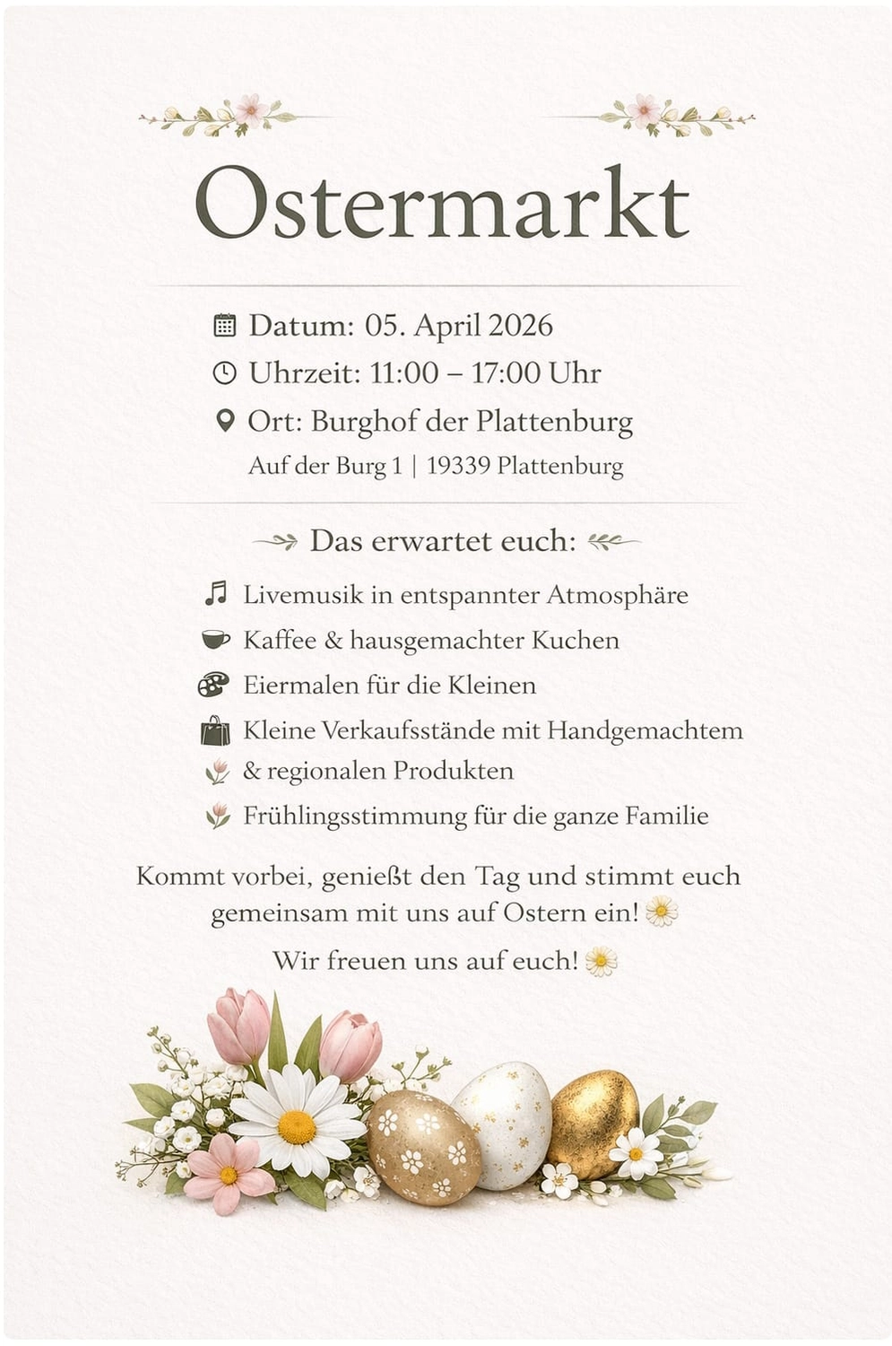 Osterfest von Burgcafe