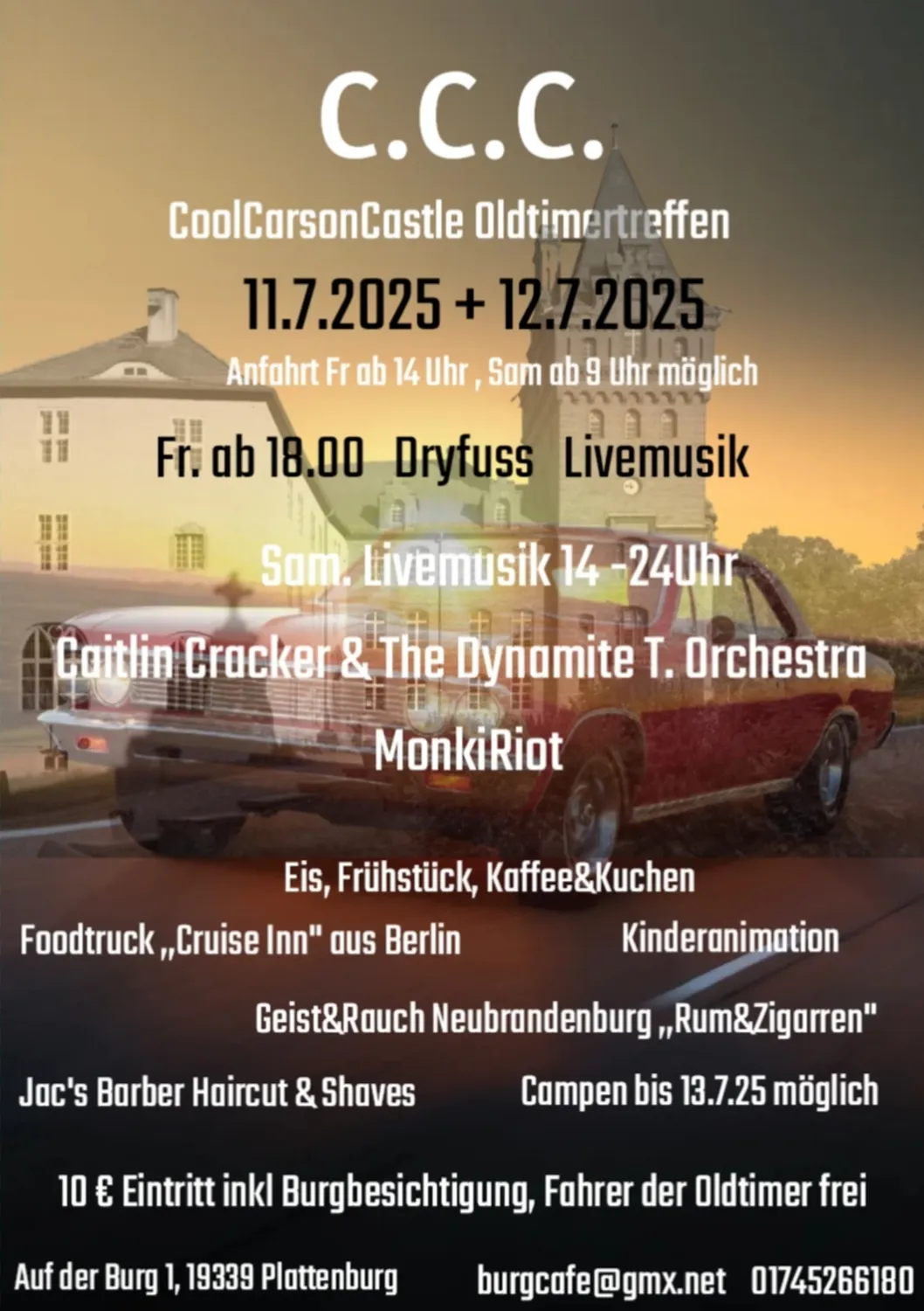 Veranstaltung im Oldtimertreffen von Burgcafe